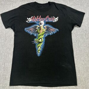 Vintage 80s Motley Crue Shirt Sz XL Dr Feelgood 1989 Single Stitch Band T